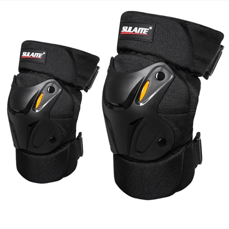 Motorcycle Knee Pads Set Anti-fall Motorbike Riding Elbow Guard Protection Outdoors Riding Motorcycle Knee Pads Adjustable
