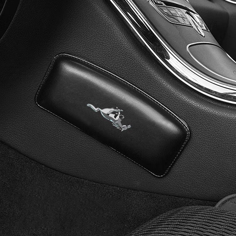 Bilkudde Bil Knäkudde Bilkudde Elastisk Minnesskum Benkudde För Ford Focus 2 3 MK2 MK3 Fiesta Mondeo Kuga Ecosport C-Max Biltillbehör