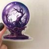 50 Transparent Cartoon Magic Planet Sticker Pack Waterproof Transparent PET Manual Material Decorative Guitar Notebook