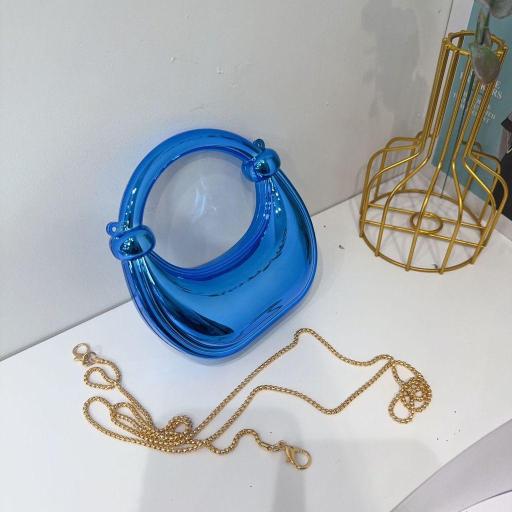 Mini Acrylic Shell Bag With Chain Strap For Daily Fashion And Kids