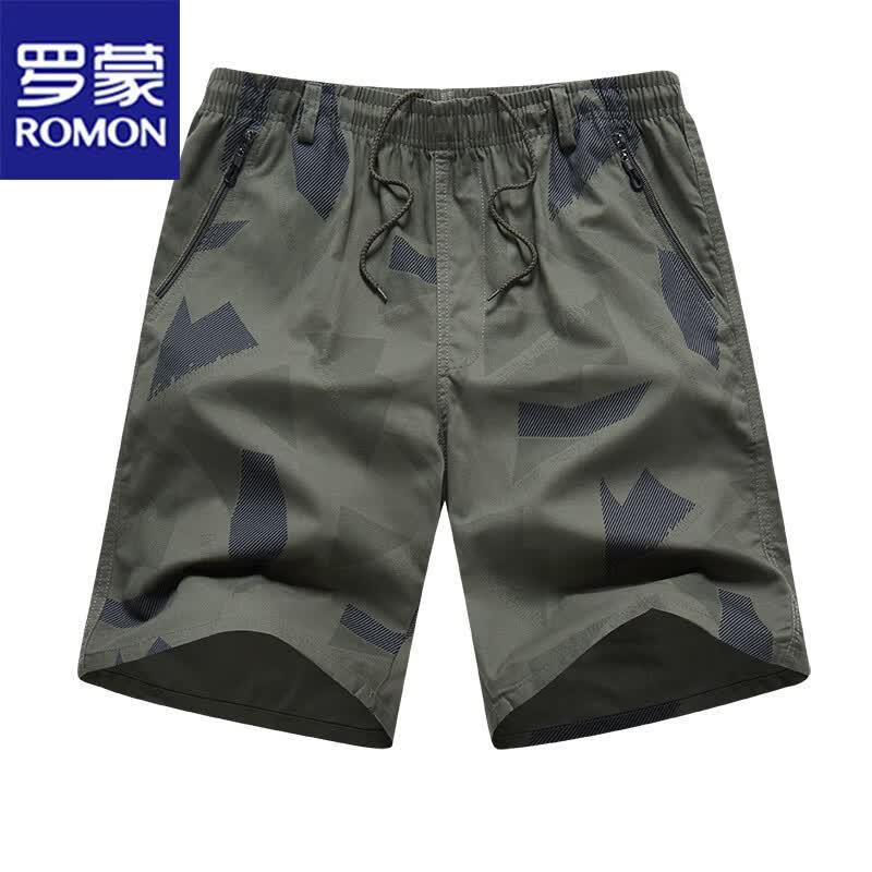 ROMON Men s Summer Thin Loose Casual Straight Sport Shorts 3XL