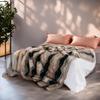 Luxury Faux Fur Blanket High-end Bed Fox Fur Blankets For Beds Plaid on The Sofa Cover Decoration Home Blankets And Throws