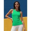 CHARMLEAKS Workout Tank Tops for Women Seamless Full Length Gym Tops Athletic Yoga Top Built In Bra