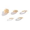 Accessories niche trend design sense geometric curved ring joint ring exaggerated opening set ring