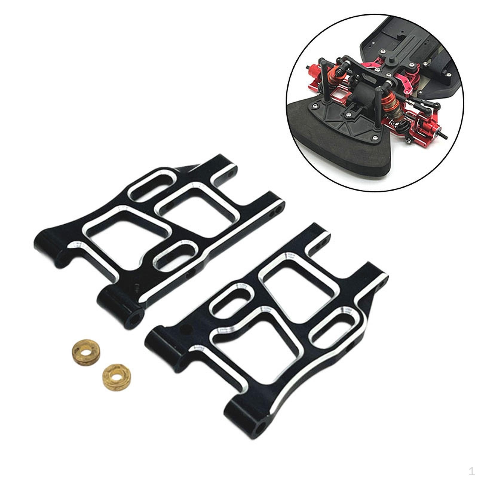 

RC Rear Suspension Arm Metal Accessories Replacements Parts Swing for 1:10 чорний