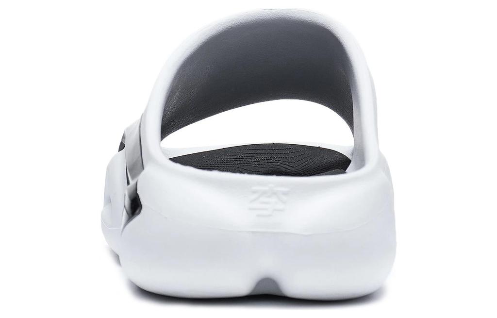 Li Ning BADFIVE Slide EVA Slide Slippers Men's White Black ABTT003-1