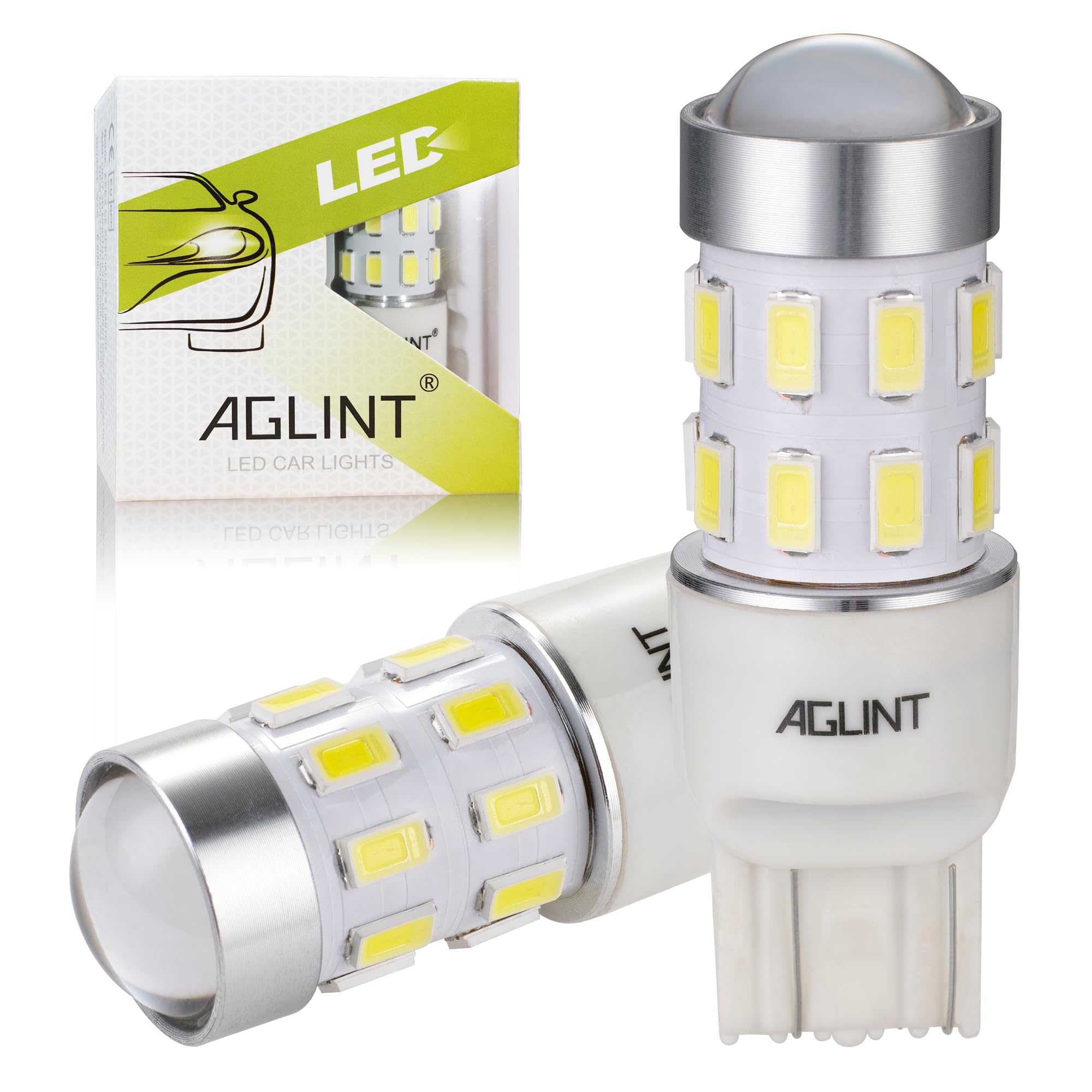 AGLINT T20 Одноламповый светодиодный задний фонарь, Задний противотуманный фонарь, Подсветка, 7440, 7443, W21W,