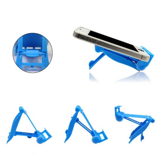 Universal Desktop Foldable Cell Phone Stand Wheel Holder for Samsung iPhone GPS