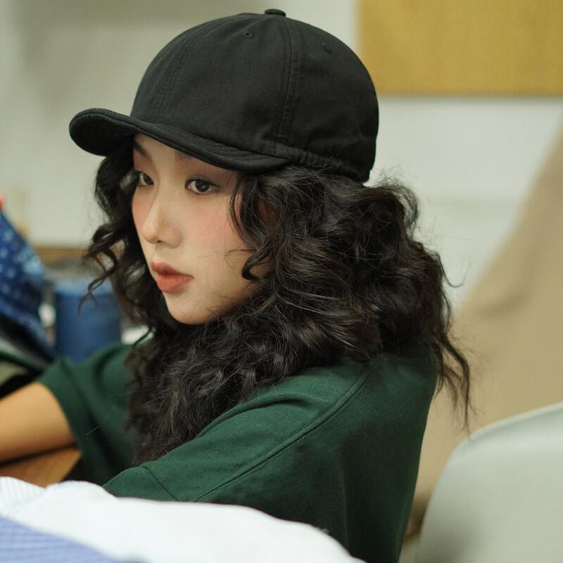 MEET SUNNYACE.F Japanese Style Short Brim Drawstring Baseball Cap