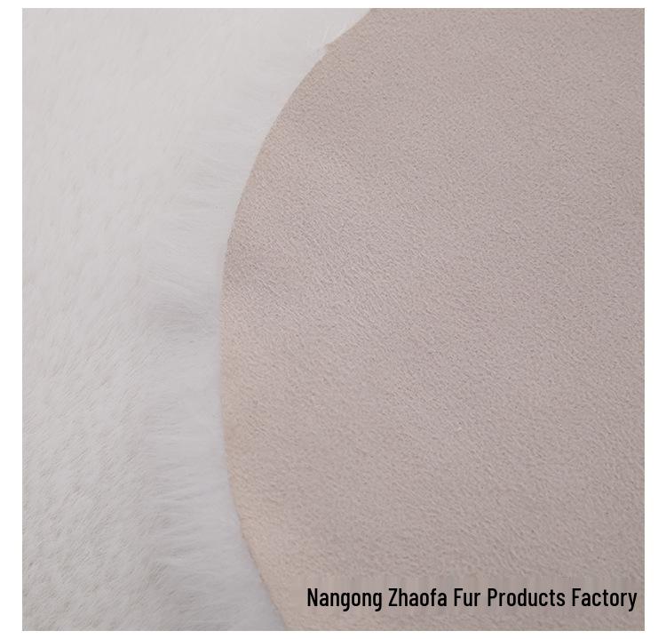 Inspired Faux Rabbit Fur Bear Rug - Plush Decorative Rug for Bedroom or Kids’ Room