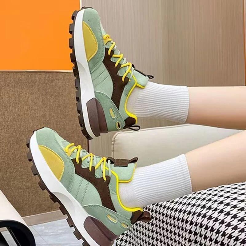 Fashion 2025 New High On Platform Breathable Woman Footwear Sale Deals Walking Original Designer Luxury 39 New In Casual Shoes for Women