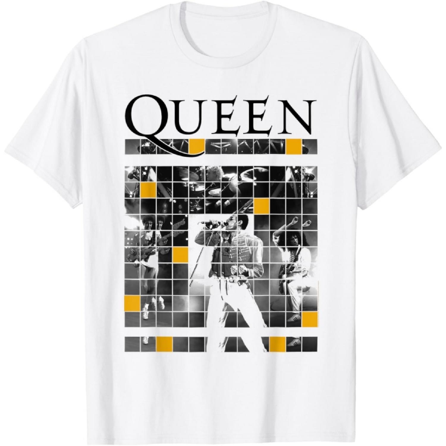 

Queen Official Live Concert Blocks T-Shirt(3) XXXXXL білий