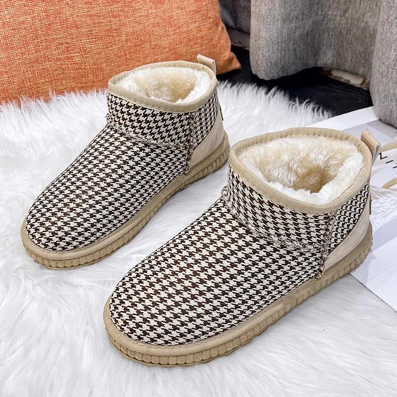 Fashion Winter 2024 New In Female Booties Shoes Designer Luxury Demi-season High Quality Ladies Ankle Snow Boots Spring Sale 39 Boot Hot
