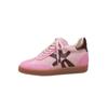 Rote Dexun Schuhe Damen Neu Leder Klassisch Nische Mode Vielseitig Freizeit Weichsohle Sport Damen Schuhe