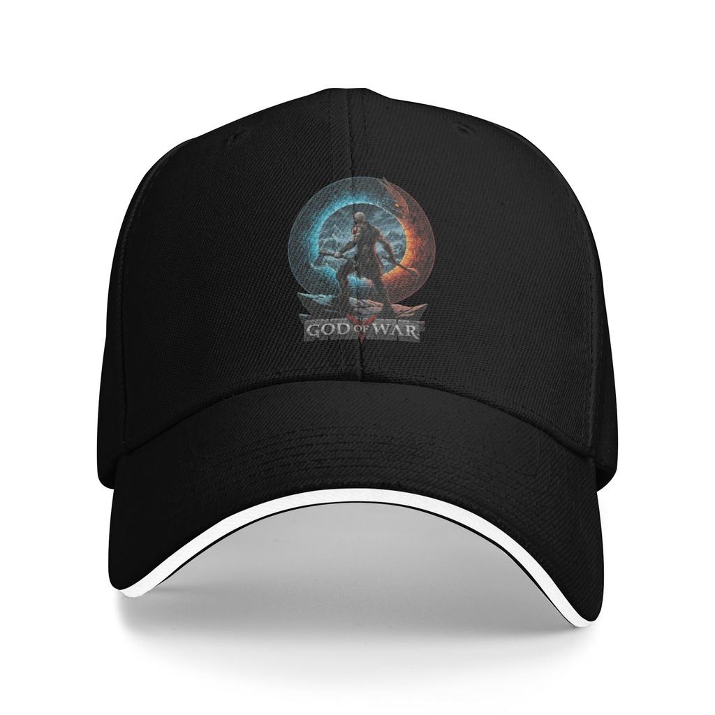 Destroyer of Worlds Baseball Caps Fashion God of War Kratos Sandwich Hats for Men Women Polyester Dad Hat Running Golf