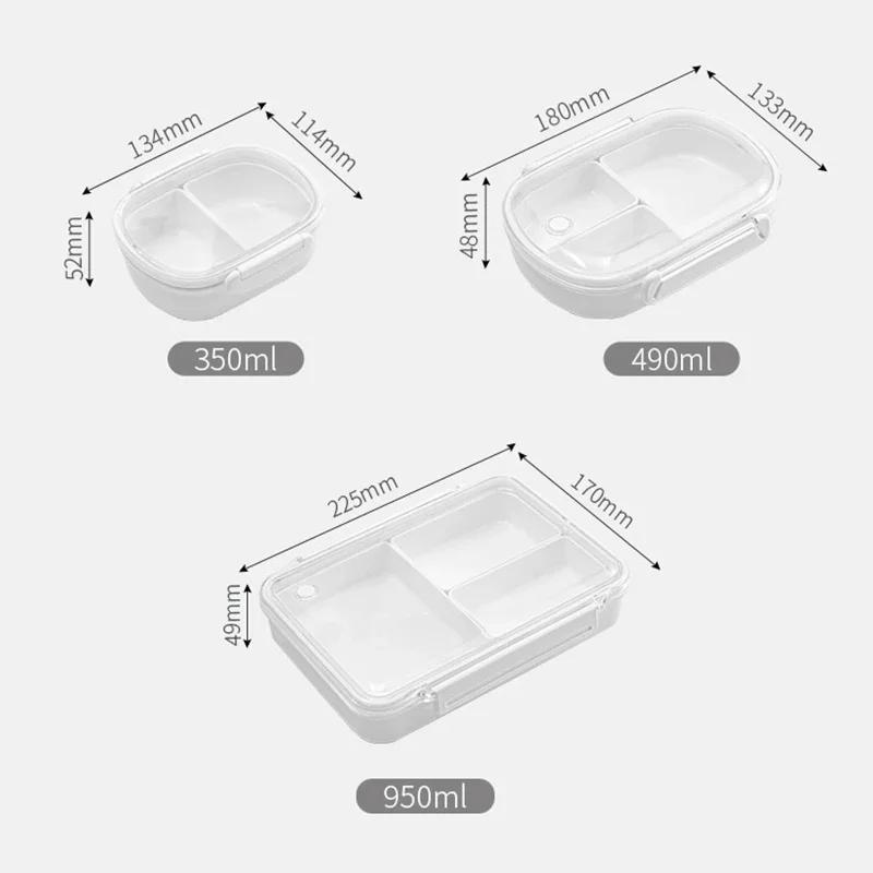 Multipurpose Lunch Box Preservation Box, Microwave Heat-resistant Plastic Food, Fruit Storage and Sealing Box Portable Bento Box