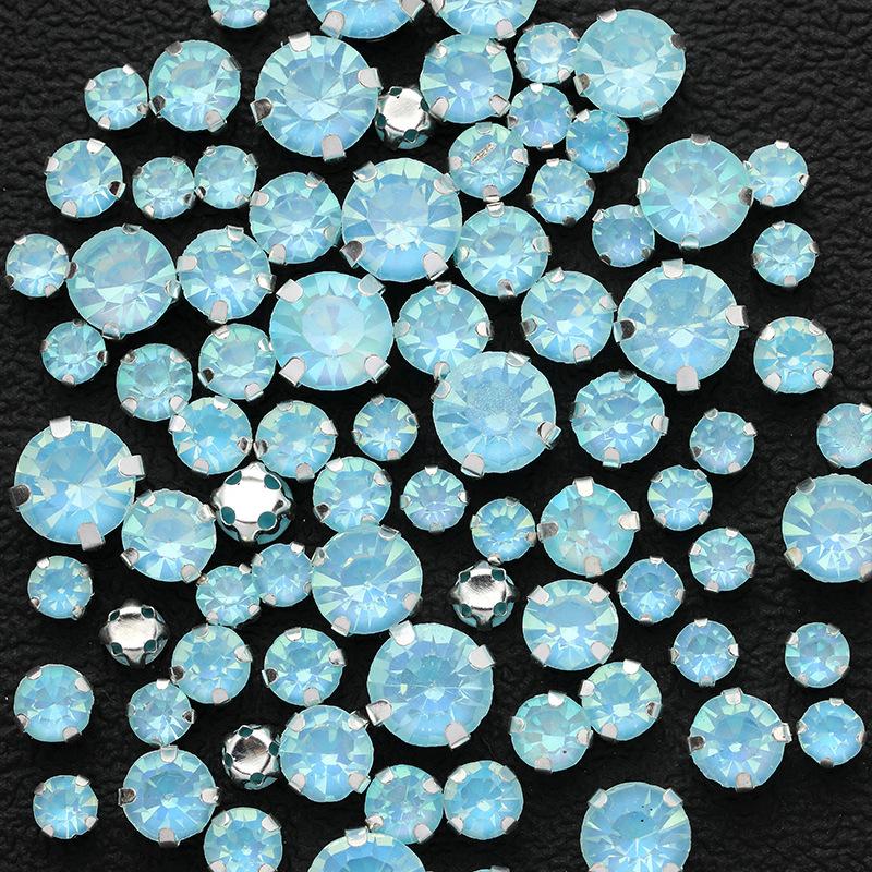 

Стекло Мокко Белок Коготь Дрель Одиночный Коготь Смешанный Коготь Дрель Круглая Ручная Швейная Дрель DIY Ювелирные Изделия Аксессуары Для Одежды Стразы Пришивание Бусин 288 pcs