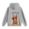 Li Ning Anti-Five Series Casual Comfortable Versatile Hooded Pullover Sweatshirt Men sweatshirt Gray AWDUA21-3