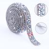 Self-Adhesive Sparkling Resin Diamond Color Ribbon, Totaling 2.5 Yards, Suitable for Crafts, Phone Gifts, Wedding, And Party Decorations