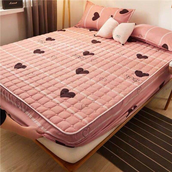 New Cartoon Mattress Cover Protector Soft Comfortable Breathable Printing Bedding Mattress Bed Cover Fitted Machine Washable