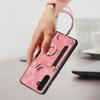 Leather Magnetic Card Bag Case For iPhone 17 16 15 14 13 Xiaomi 13T Poco X5 Pro Ring Bracket Cover For Samsung S24 Ultra S23 A54 Google With Wristband