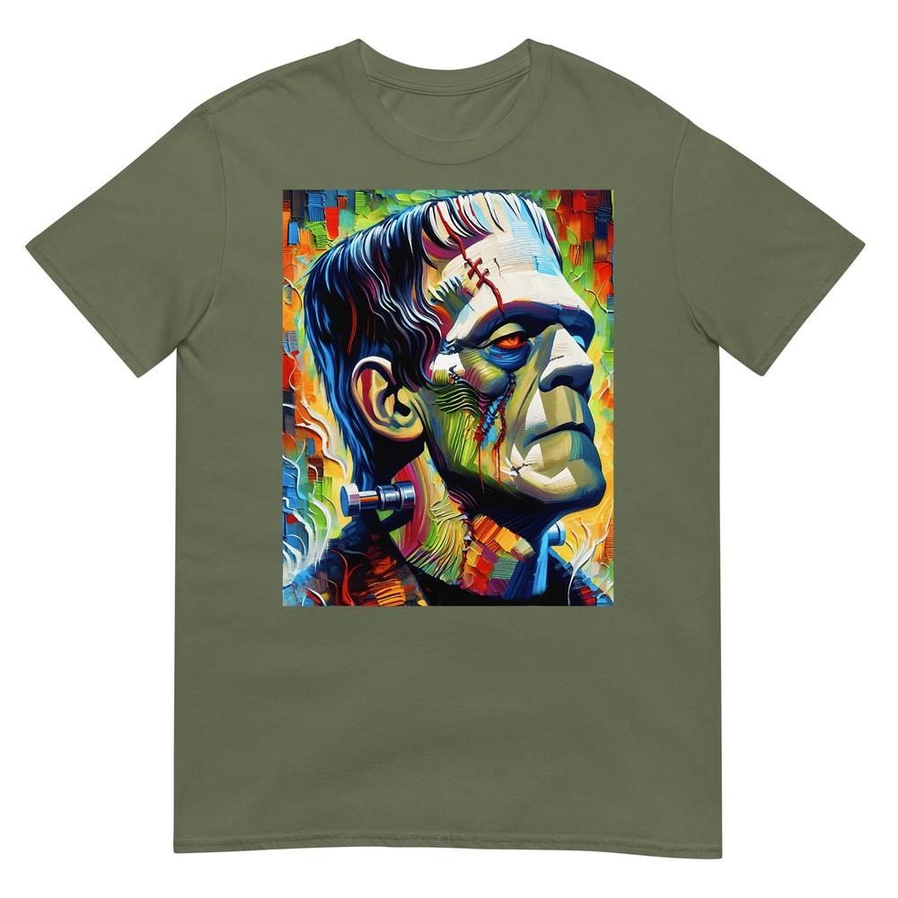 Frankenstein Monster And Bride Halloween Matching Couple TShirt
