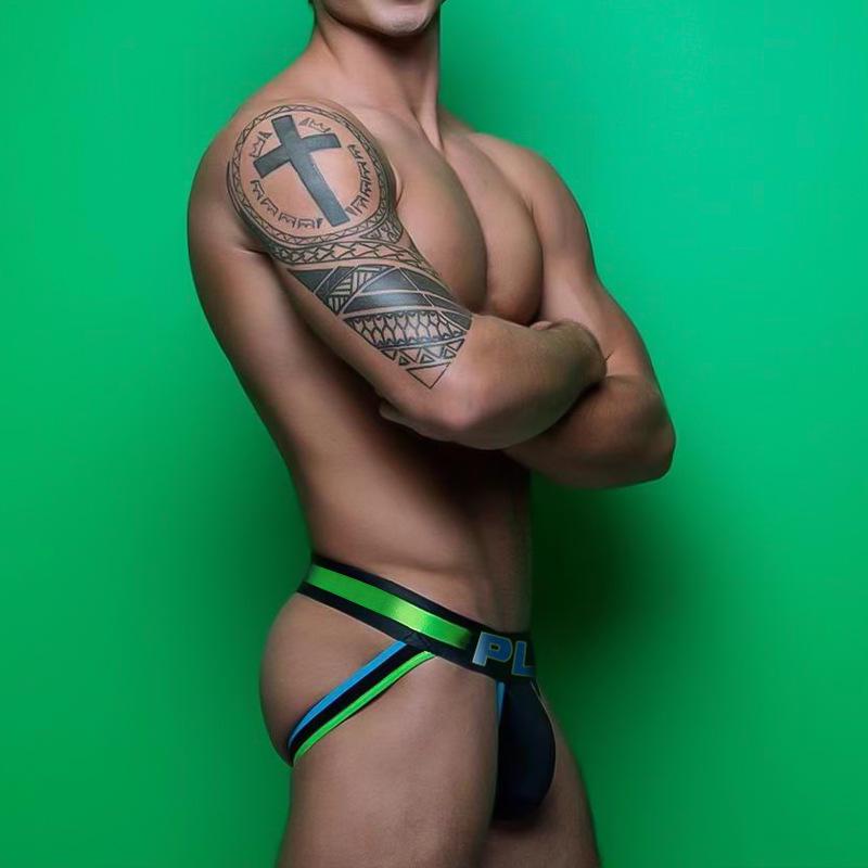 Herren Christmas Nachtclub String mit U-Konvex, Po-freilegendem T-Rücken