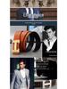 Men's Faux Leather H-Buckle Belt - Smooth Korean-Style Waistband, Casual and Trendy