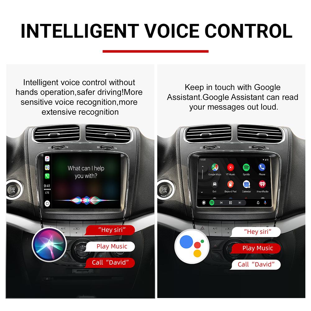 Wireless CarPlay Android Auto for Dodge Challenger Journey Charger Durango InterfaceRetrofit Kit OEM Screen Upgrade Decoder Box