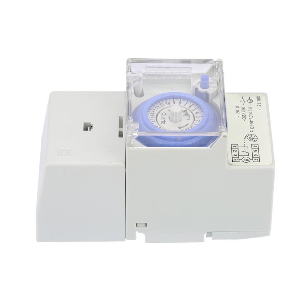 110 230v SUL181H 24 Hours Analog Mechanical Timer Manual Auto Controller Time Switch
