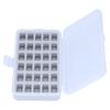 2pcs Empty Spools Bobbin Storage Case 30 Slots Bobbin Holder Box  Sewing Craft Storage