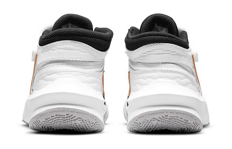 Nike Team Hustle D 10 Flyease Slip Resistant Cushioning, Wear Resistant Mid Top Children's Basketball Shoes DD7303-002