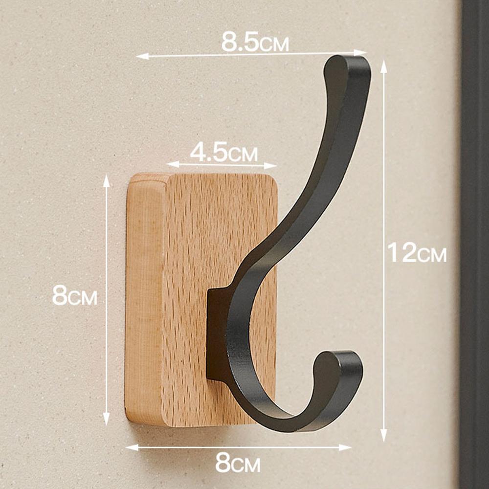 Naturalne haki z drewna orzechowego, dekoracyjne haki na klucze, wieszaki na ubrania, wieszaki na ubrania, wieszaki na ubrania, dekoracje łazienkowe i kuchenne