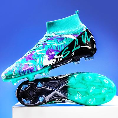 34-46 Scarpe da calcio alte da uomo per esterni con tacchetti lunghi Scarpe da calcio sportive Taglia grande Sport giovanili Scarpe da calcio per bambini