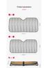 Car Front Windshield Sunshade - Heat Insulation & Sun Protection with Suction Cup