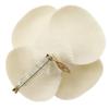CHANEL corsage Brooch Camelia White cotton 6g Women Used