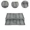 Foldable Makeup Drawer Organizer Collapsible 2/3 Layer Expandable Drawer Organizer Portable Durable Folding Jewelry Storage Box