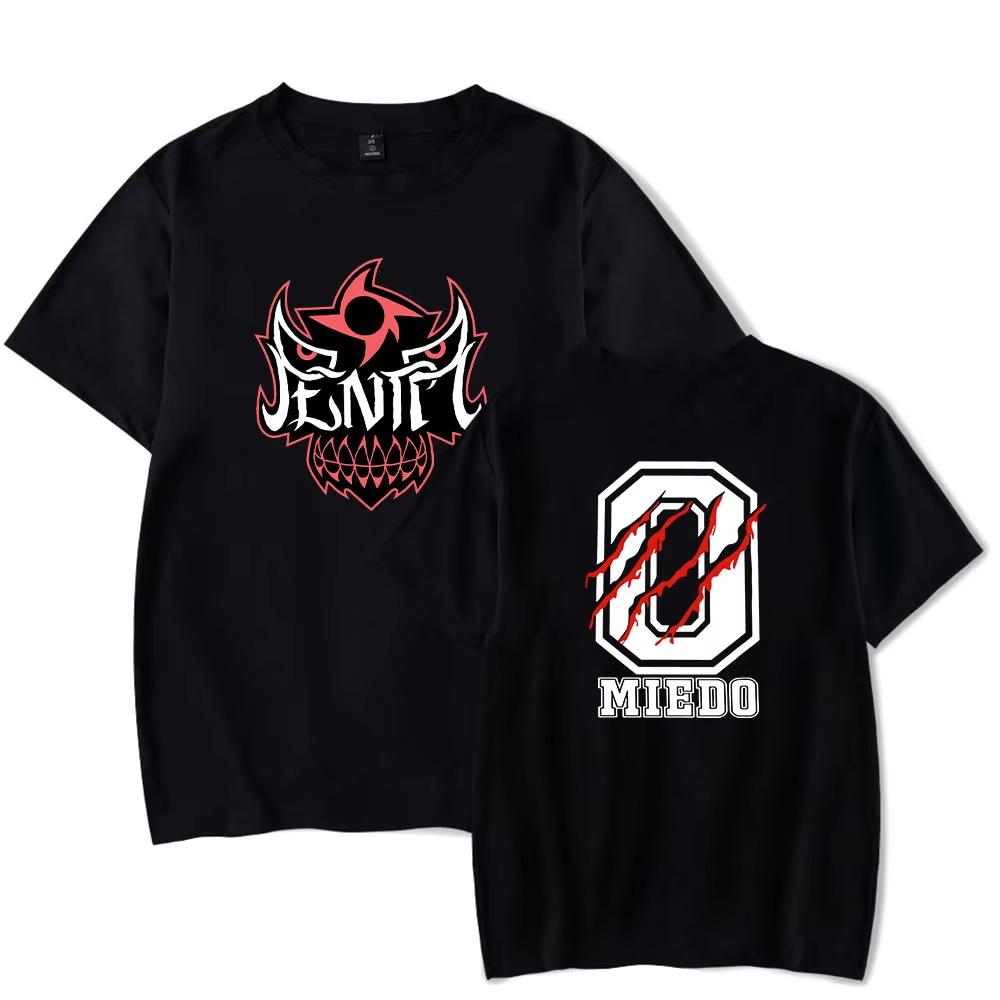 Penta El Zero Miedo Cero Miedo Merch T-Shirts Cosplay Women Men Fashion Crewneck Short Sleeve Oversized Unisex Harajuku high quality 4XL
