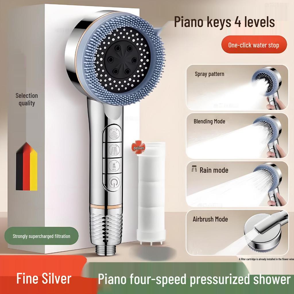 High-Pressure Shower Head Sprinkler for Home Bathrooms