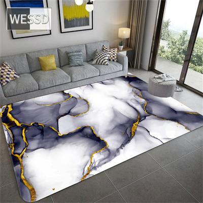 Blau Weiß Malerei Abstrakte Große Boden Matte Für Wohnzimmer Moderne Flanell Schwamm Sofa Teppich Eingang Fußmatten Dekoration Hause