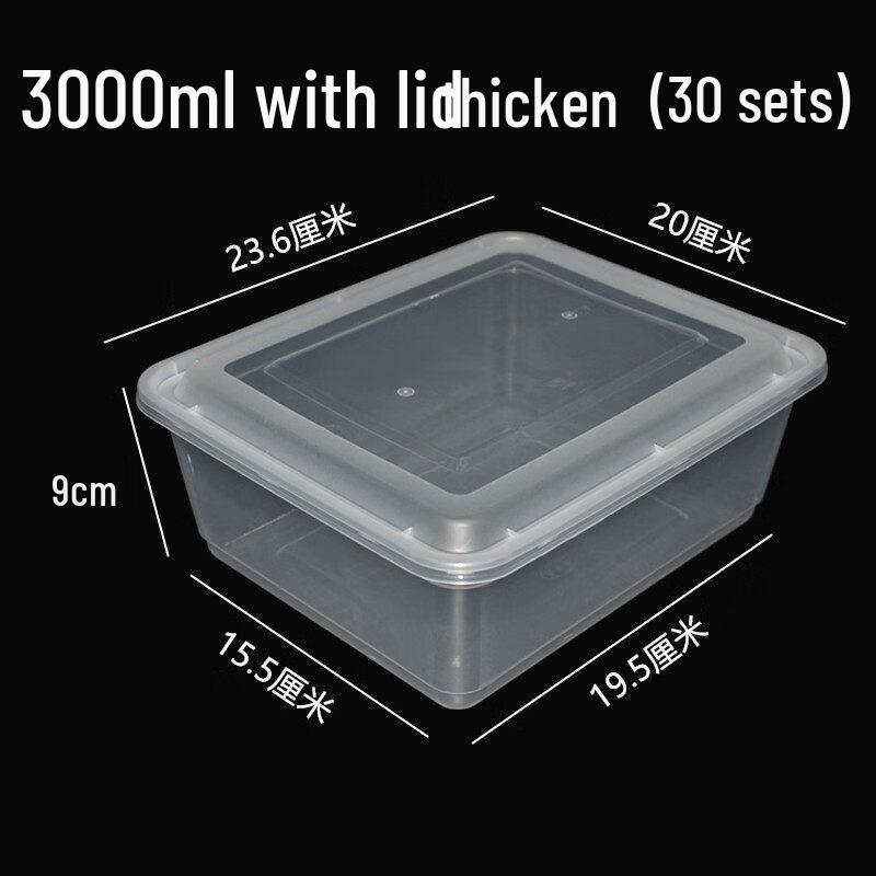 Disposable Rectangular Food Containers