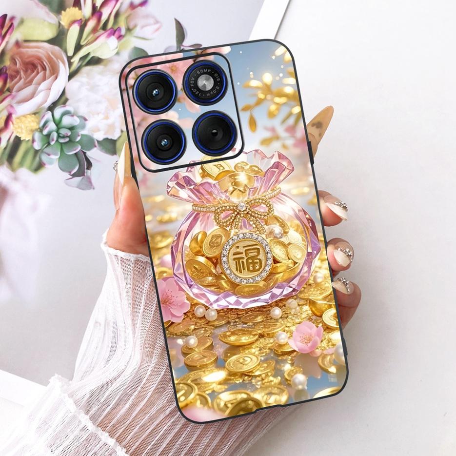 For Motorola Edge 70 Case XT2601-2 Luxury Butterfly Painted Cover Soft Silicone Case For Motorola Edge 70 Fusion Edge70 5G Shell