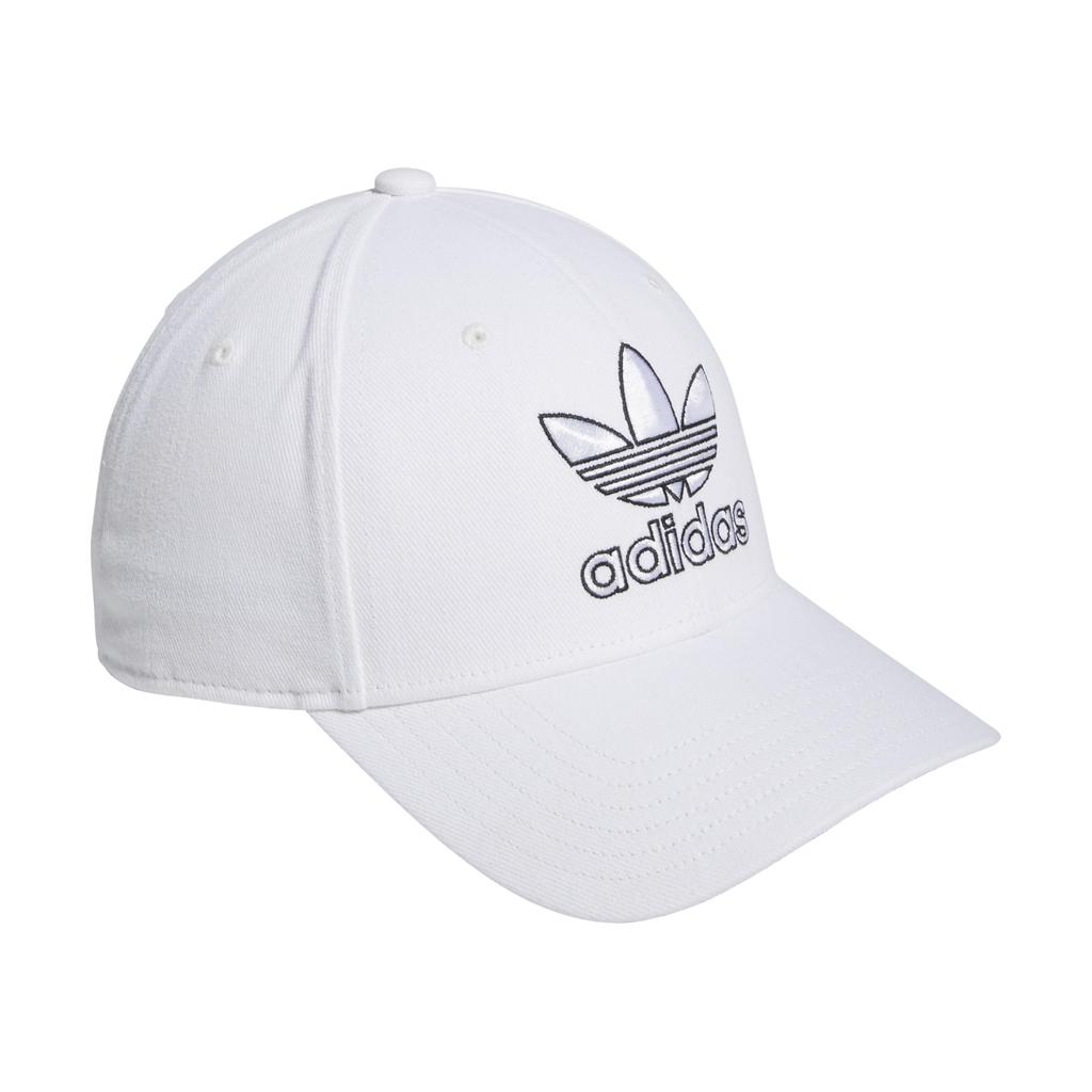 Adidas Originals Icon Structured Precurve Snapback One Size Men's 2.0 Cap, White/Black,