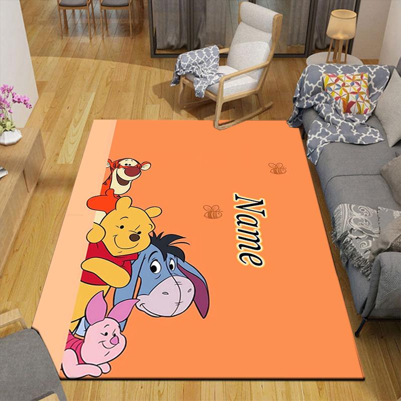 Custom 1Pc Tigger Rug Office Carpet Indoor Outdoor Entrance Doormat Nonslip Soft And Comfortable Living Room D916363