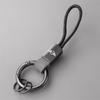 Man Women Leather Rope Keyring Key Chain Ring Car Logo Keychain For BMW Mini Cooper Countryman Clubman R55 R56 R60 F54 F55 F56 kycp51