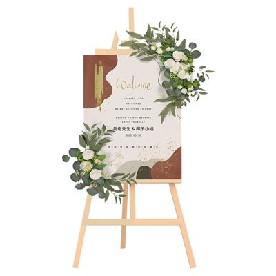 Hot! Artificial Fake Flower Handmade Bendable Simulation Peony Wedding Welcome Sign Floral Decoration