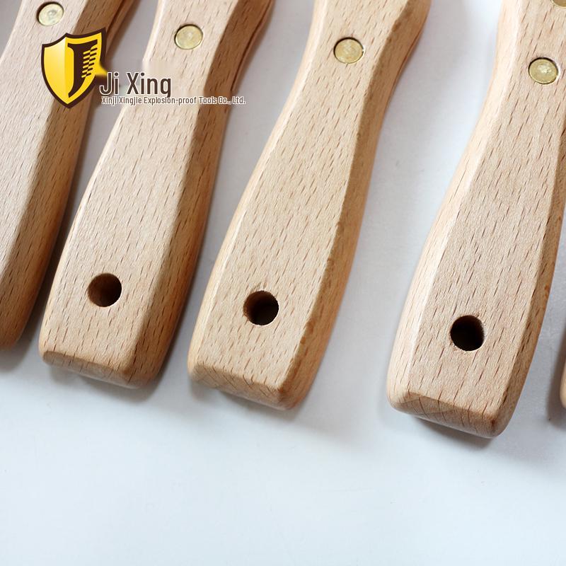 Rotes Kupfer-Spachtel mit 1,5 mm dicker Klinge, Holzgriff - Ideal zum Reinigen von Schimmel und Entfernen von Klebstoff