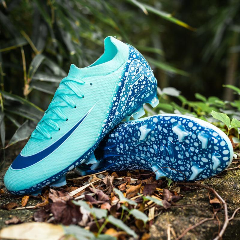 New Low-top Men's and Women's Football Shoes Long Nails TF Broken Nails Competition Training Shoes Men's and Women's Adult Sports Football Shoes