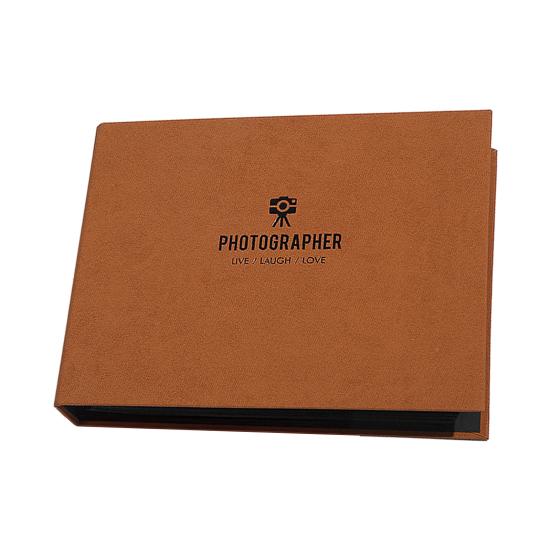 Coil Binding Photo Album Scrapbook Horizontal Loose-Leaf with Waterproof Thickened Film Pages
