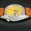 REFURBISHED VINTAGE SEIKO 5 AUTOMATIC 6309A JAPAN MENS YELLOW WATCH a441133-d